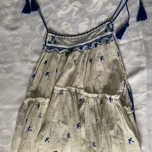 Free people tie strap camisole